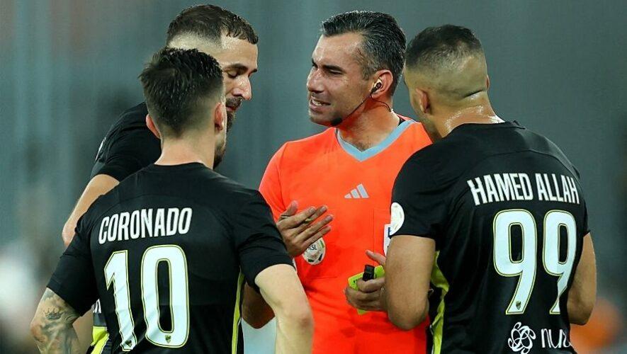 Mario Escobar será árbitro en juego del Al Nassr de Cristiano Ronaldo, en Arabia Saudita