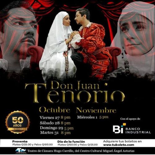Obra de teatro «Don Juan Tenorio» en Guatemala 2023