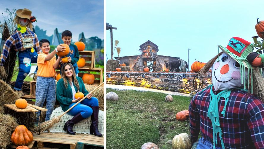 Pumpkin Fest sesión de fotos con temática de otoño en Guatemala