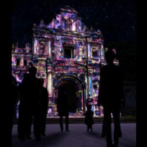 Video mapping en la Ermita de la Santa Cruz