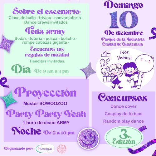 Army Paradise evento fans de BTS en Guatemala 2023
