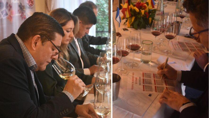 Concurso de vinos en Embajada de España en Guatemala