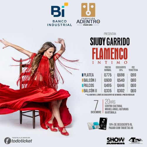 Espectáculo «Flamenco Íntimo» de Siudy Garrido Guatemala