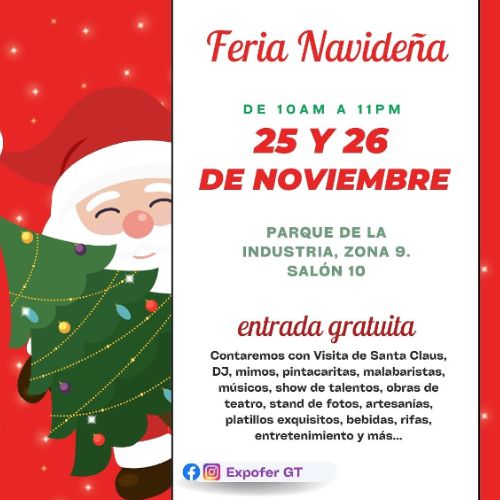 Feria navideña de emprendedores en Ciudad Guatemala 2023