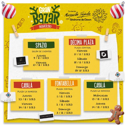 Gran Bazar navideño Fundación Margarita Tejada