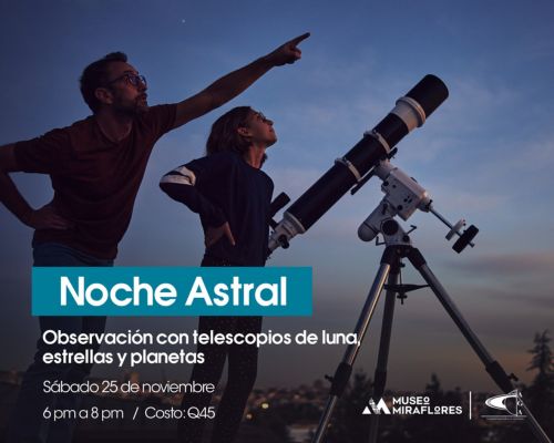 Observación de estrellas en Museo Miraflores Noviembre 2023