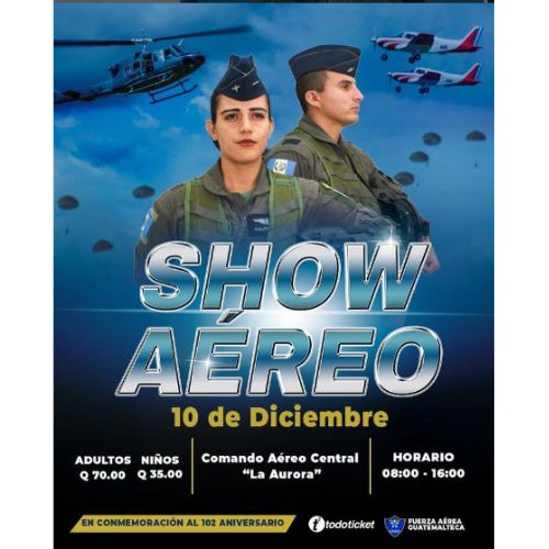 Show Aéreo Fuerza Aérea Guatemalteca 2023