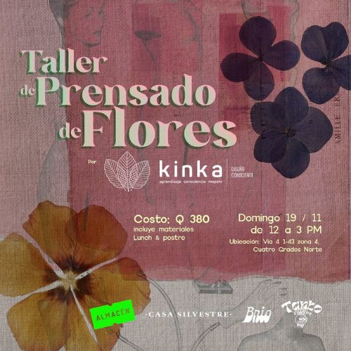 Taller de Prensado de Flores en Ciudad Guatemala
