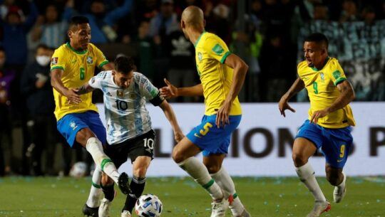 partido eliminatoria conmebol brasil contra argentina 2023