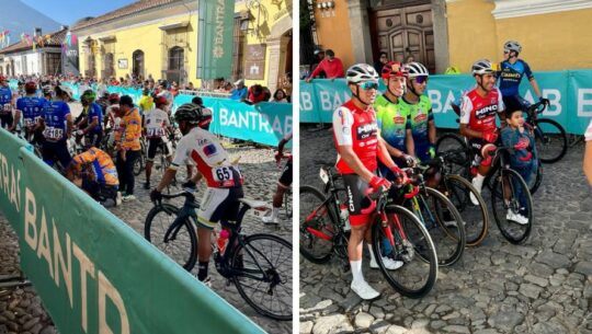 salida de la etapa 4 de la Vuelta Ciclística