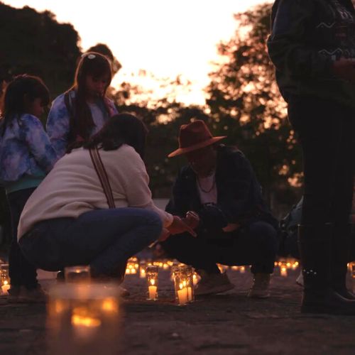 Así se vivió la Noche de Velas en San Gaspar Vivar 2023 Antigua Guatemala