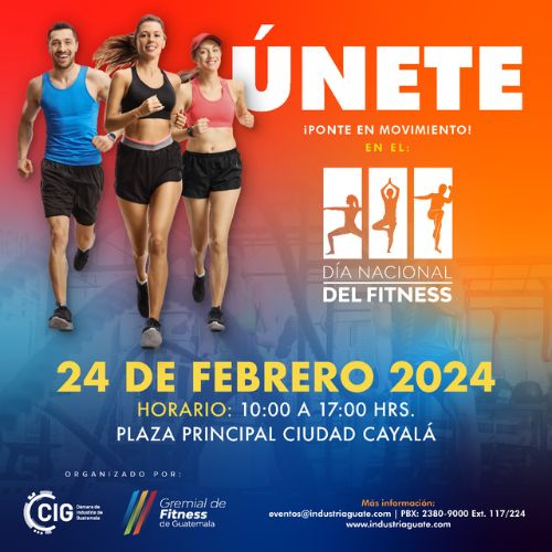 Celebrarán el Día Nacional del Fitness en Ciudad Guatemala Febrero 2024
