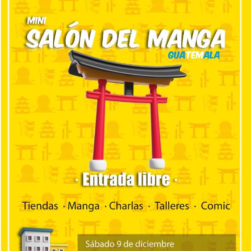 Celebrarán el Mini Salón del Manga 2023 en Ciudad de Guatemala