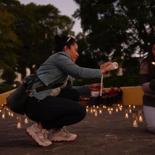 Fotos de la Noche de Velas San Gaspar Vivar 2023 Antigua Guatemala