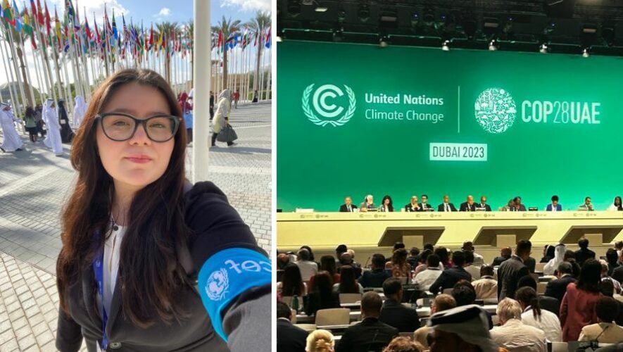 Marcela Tornoé Oliva representa a la juventud guatemalteca en la COP28 de Dubái