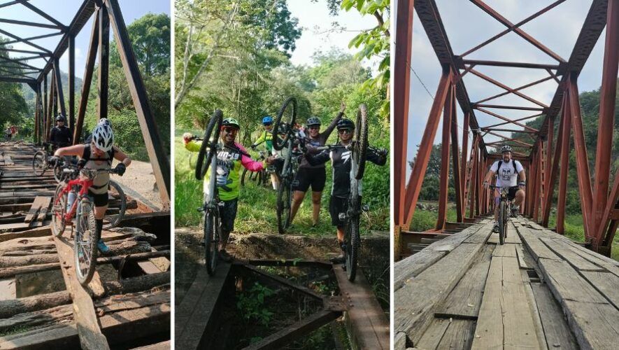 Traves&iacute;a en bicicleta de monta&ntilde;a por las antiguas V&iacute;as F&eacute;rreas de Oriente