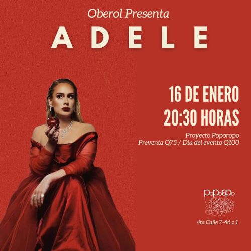 Tributo a Adele en Guatemala Enero 2024
