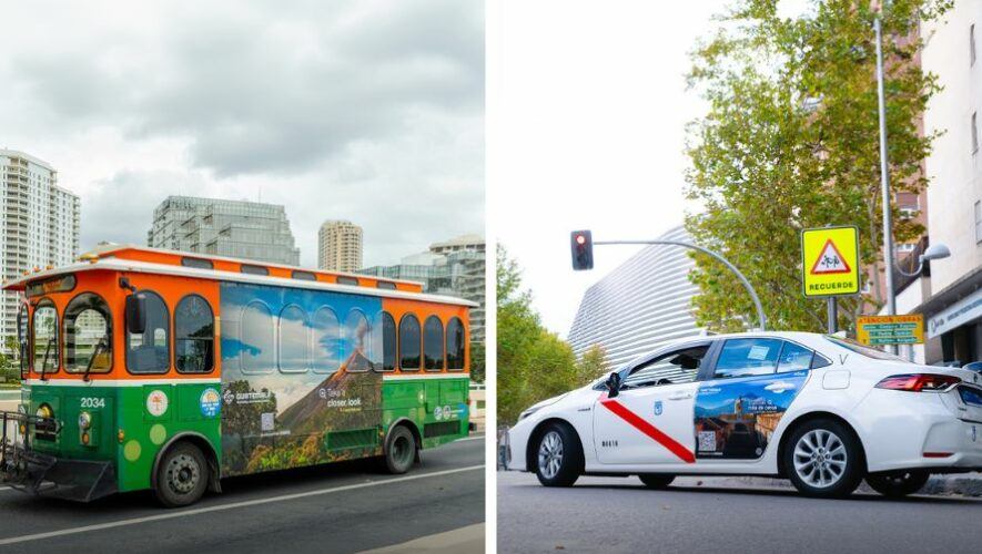 lugares turísticos de Guatemala en transportes de otros países