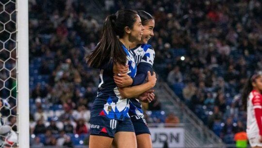 Ana Lucía Martínez fue nombrada jugadora del partido Monterrey vs Necaxa, Clausura 2024