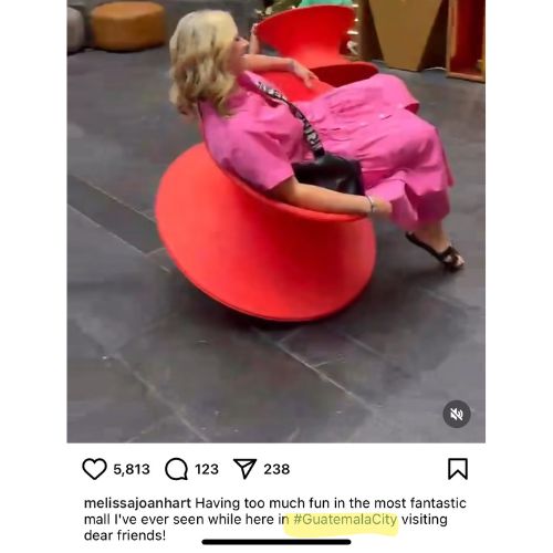 Melissa Joan Hart visitó Guatemala