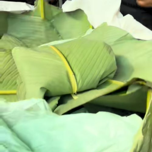 Mexicana se sorprendió al comprar tortillas envueltas en hojas de maxán en la frontera entre México y Guatemala