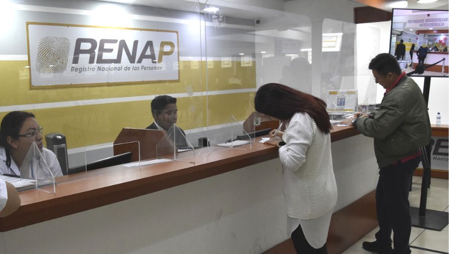 Renap tendrá horarios extendidos en enero 2024 por período de alta demanda