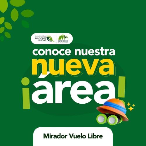 nuevo mirador y área en el Parque Naciones Unidas