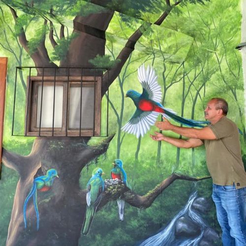 Artista de Alta Verapaz Walter Maquin