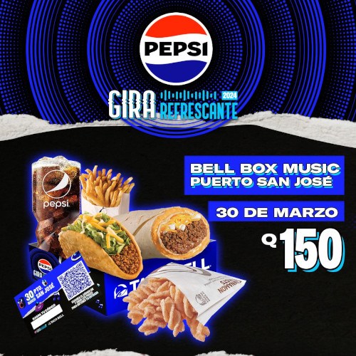 Bell Box Music de Taco Bell llevará a los guatemaltecos a la Gira Refrescante Pepsi 2024