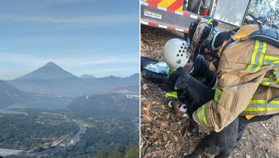 Colecta de insumos para rescatar animales volcan de Agua