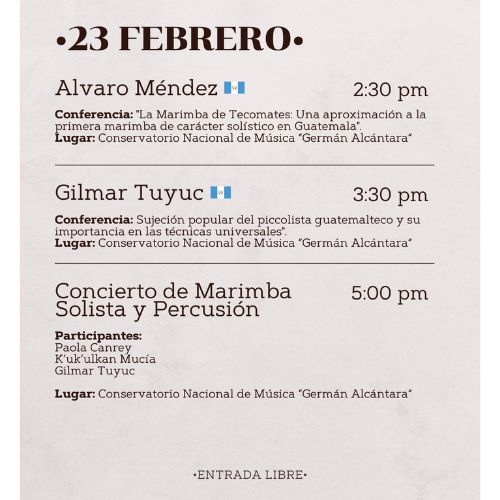 Concierto Día de la Marimba 2024