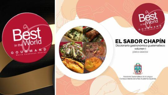 «El sabor chapín» ganó premio Gourmand World Cookbook Awards 2023
