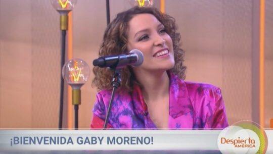 Entrevista Gaby Moreno en Despierta América