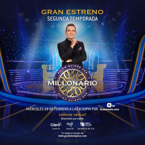 Fecha estreno segunda temporada de ¿Quién Quiere Ser Millonario Guatemala