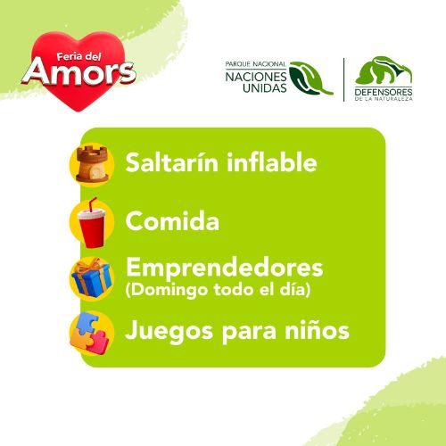 Feria de emprendedores en Parque Naciones Unidas
