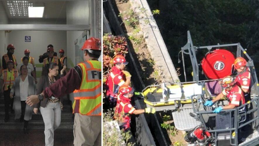 Fotos del macro simulacro de terremoto 2024 en la Ciudad de Guatemala