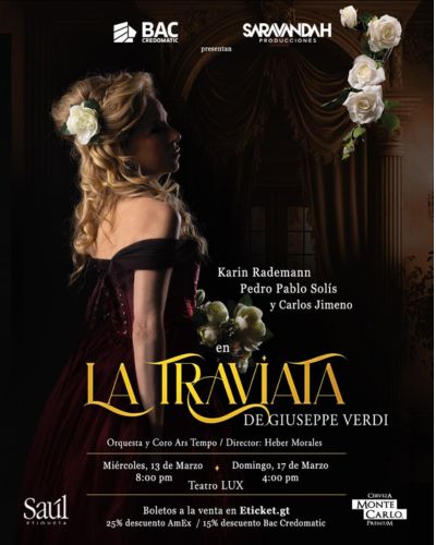 La Traviata en Teatro Lux 2024 Guatemala