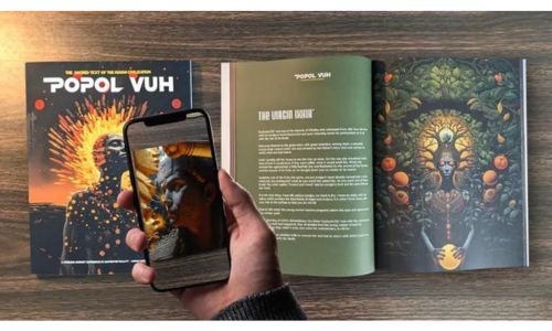Popol Vuh con realidad aumentada Adrián Oliva
