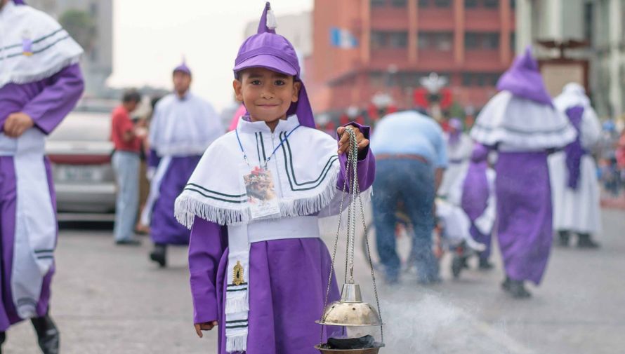 Procesiones infantiles en la Ciudad de Guatemala, Semana Santa 2024