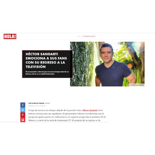 Héctor Sandarti guatemala 