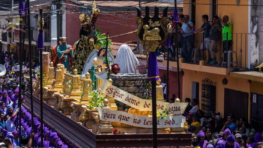 Tercer Domingo de Cuaresma en Antigua: Procesi&oacute;n de Jes&uacute;s Nazareno, Jocotenango