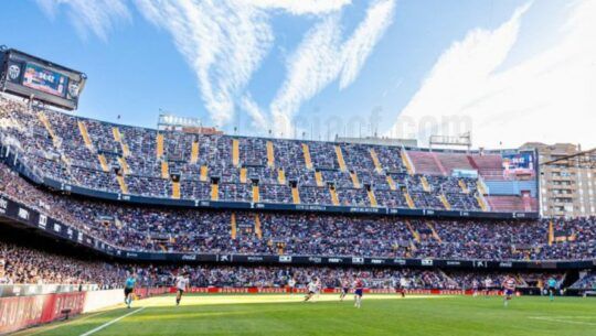 Estadio Mestalla en Valencia