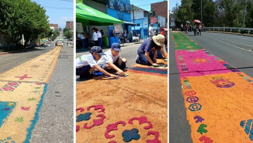 Alfombra de la Ciudad de Guatemala 2024