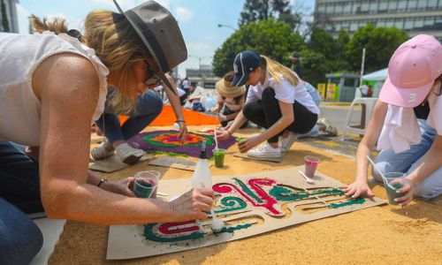 Detalles Alfombra de la Ciudad 2024