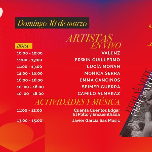 Feria de Arte 2024 Fundación Paiz agenda