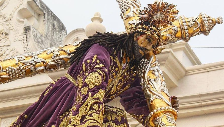 Procesión Jesús Nazareno de la Caída de San Bartolomé Becerra