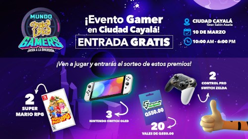 Mundo Shaka Laka Gamers 2024 videojuegos, premios y diversión en Ciudad Cayalá