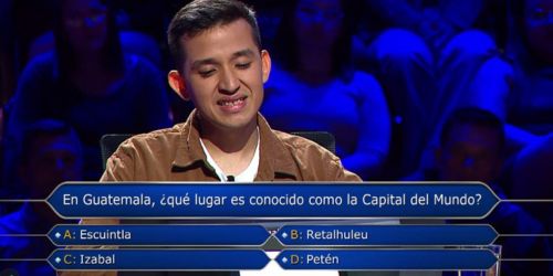 Participante Quien Quiere ser millonario Guatemala