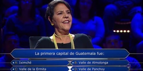 Participante Quien Quiere ser millonario Guatemala TV