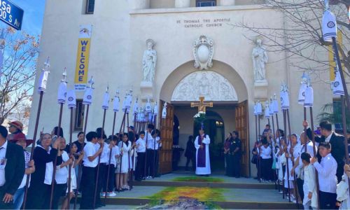 Procesión Cristo Rey de Candelaria en Estados Unidos